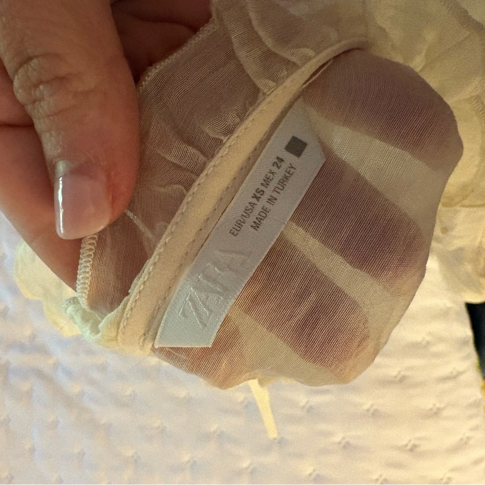 ZARA RUFFLE TOP - Picture 7 of 7